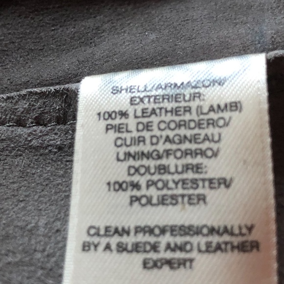 DKNY Leather Suede Jacket (NEW) - Picture 6 of 7